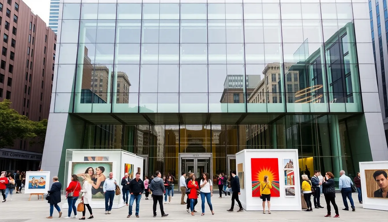 modern exterior of the Institute of Contemporary Art San Francisco.